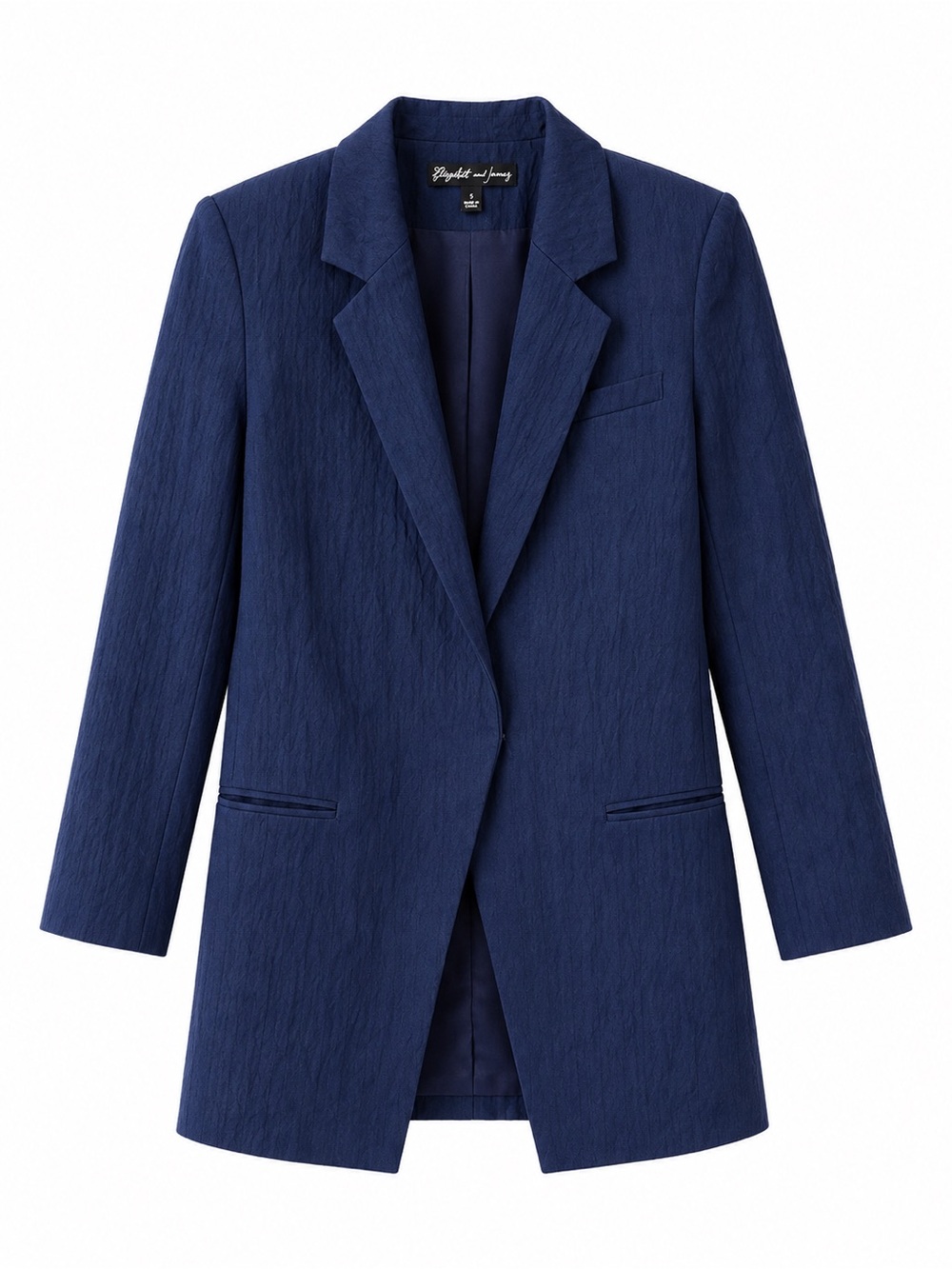Vintage Elizabeth and James Crinkled Blazer Size 4